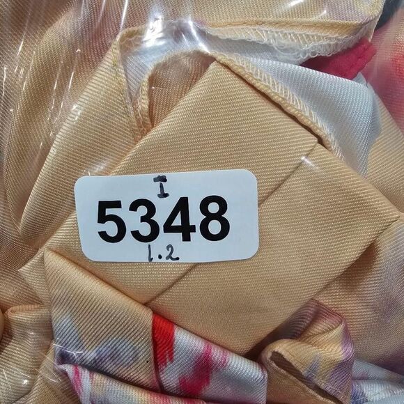 NWOT ASOS Orange Floral Puff Sleeve Dress Size US 2 - Picture 11 of 11